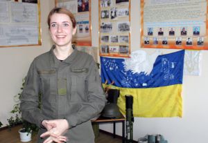 Відділенням нацгвардійців командує дівчина